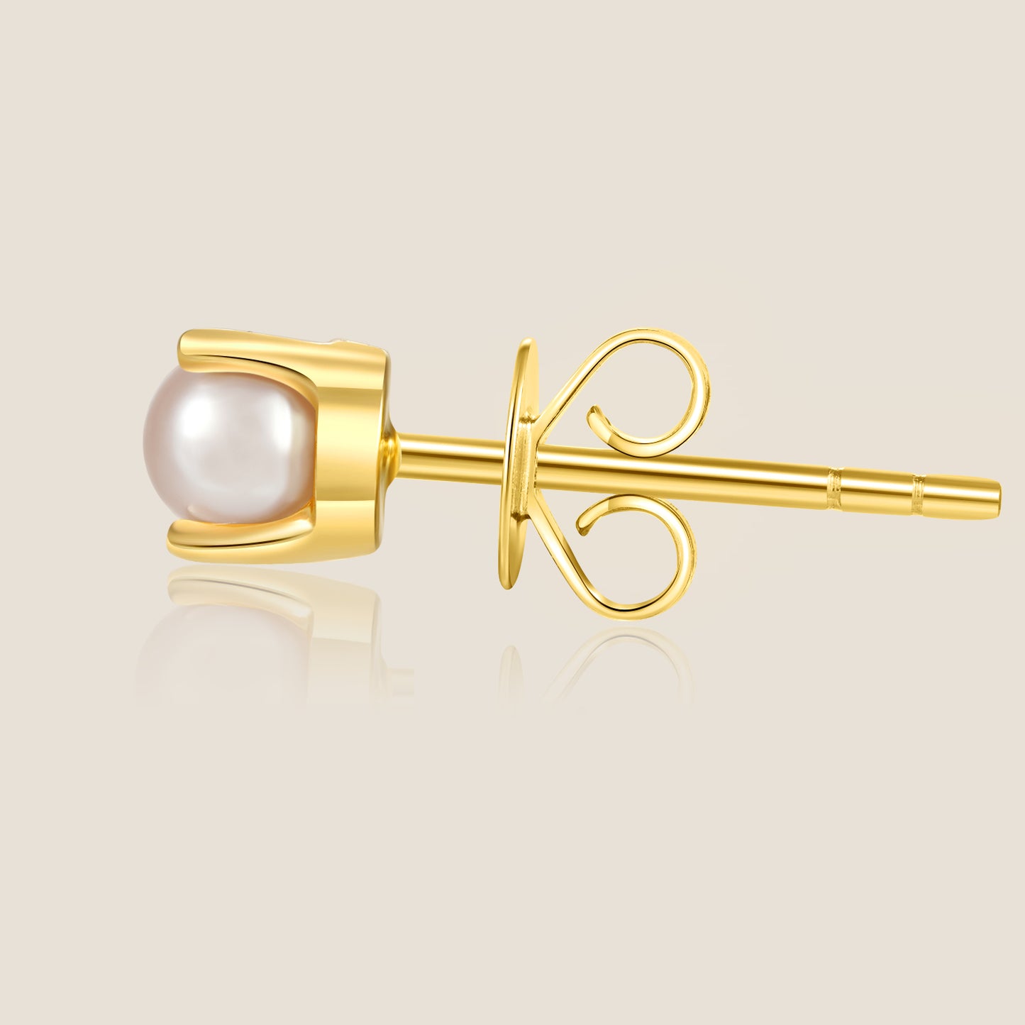 Mini Pink Pearl Studs